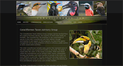 Desktop Screenshot of coraciiformestag.com